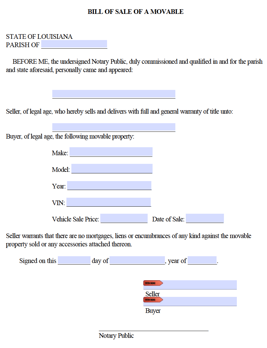 free-louisiana-motor-vehicle-dmv-bill-of-sale-form-pdf