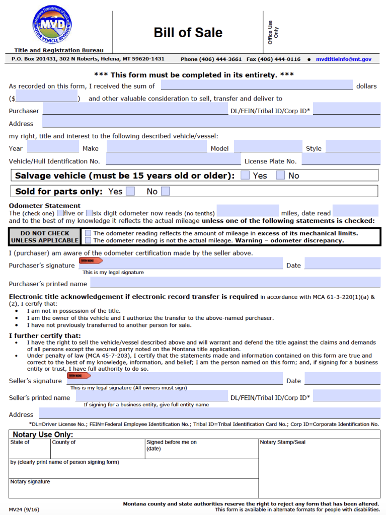 free-montana-bill-of-sale-forms-pdf