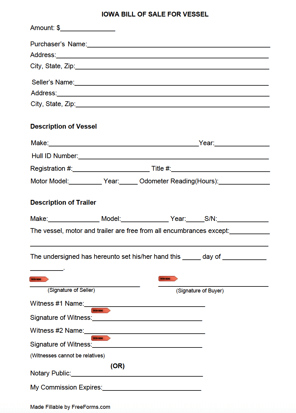 free-iowa-boat-vessel-bill-of-sale-form-pdf