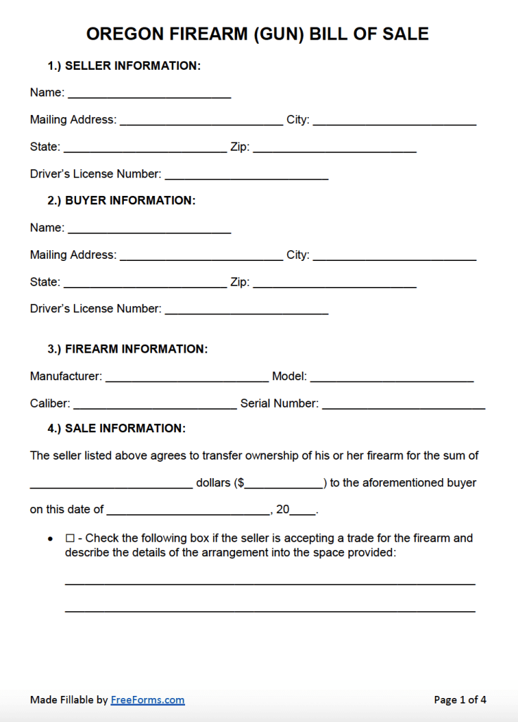 free-oregon-firearm-gun-bill-of-sale-form-pdf-word