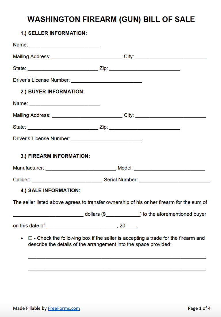 free-washington-firearm-gun-bill-of-sale-form-pdf-word