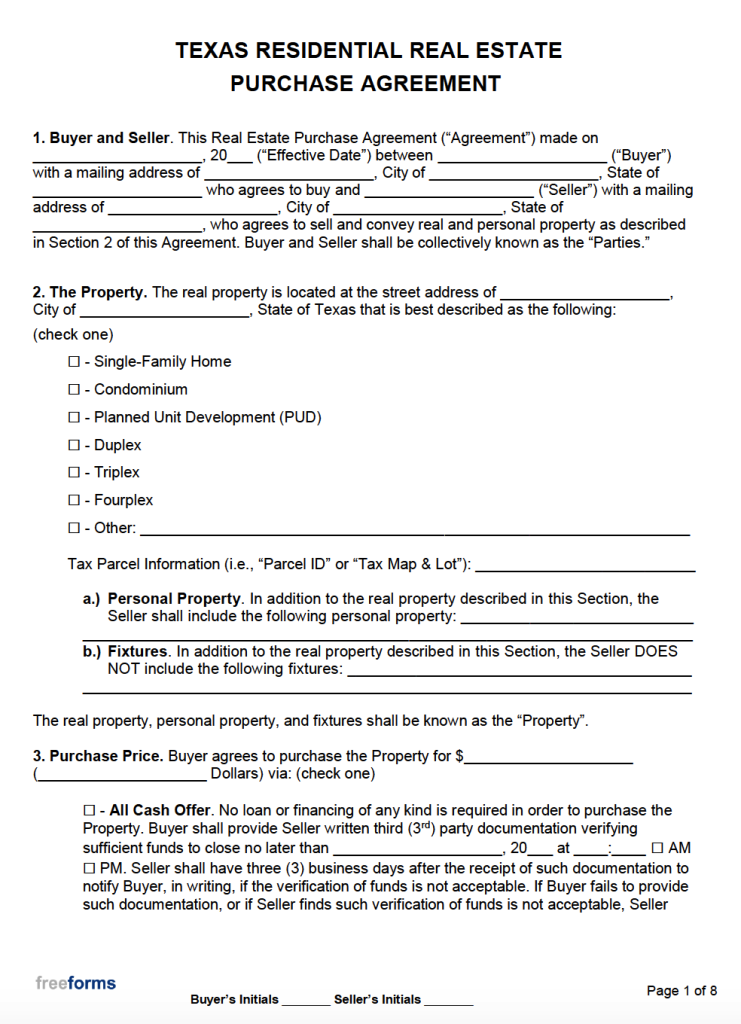 purchase contract assignment