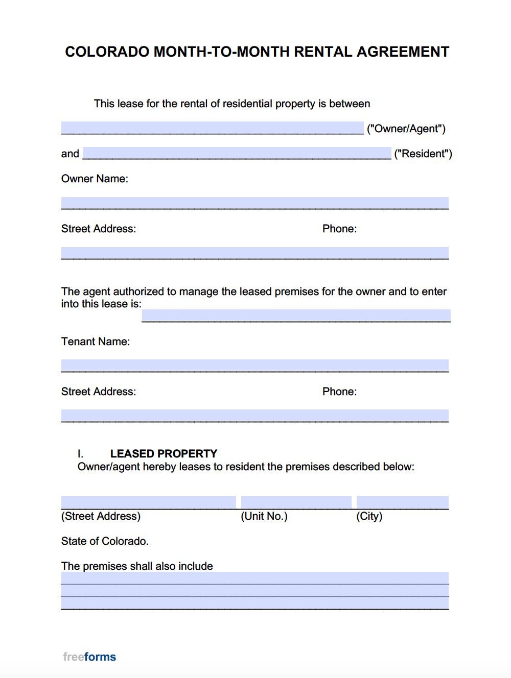 free-printable-colorado-residential-lease-agreement