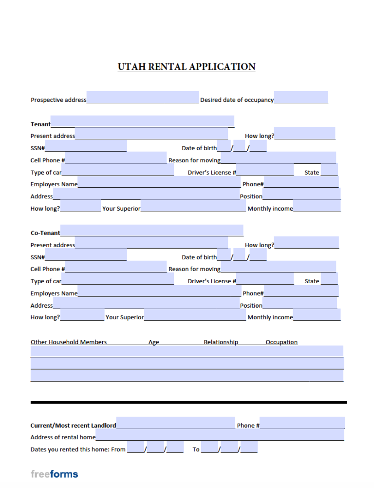 free-utah-rental-application-form-pdf