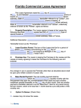 Free Florida Commercial Lease Agreement Template | PDF | WORD