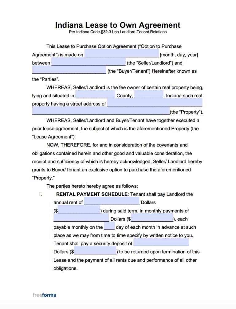 free-indiana-lease-to-own-agreement-form-pdf-word