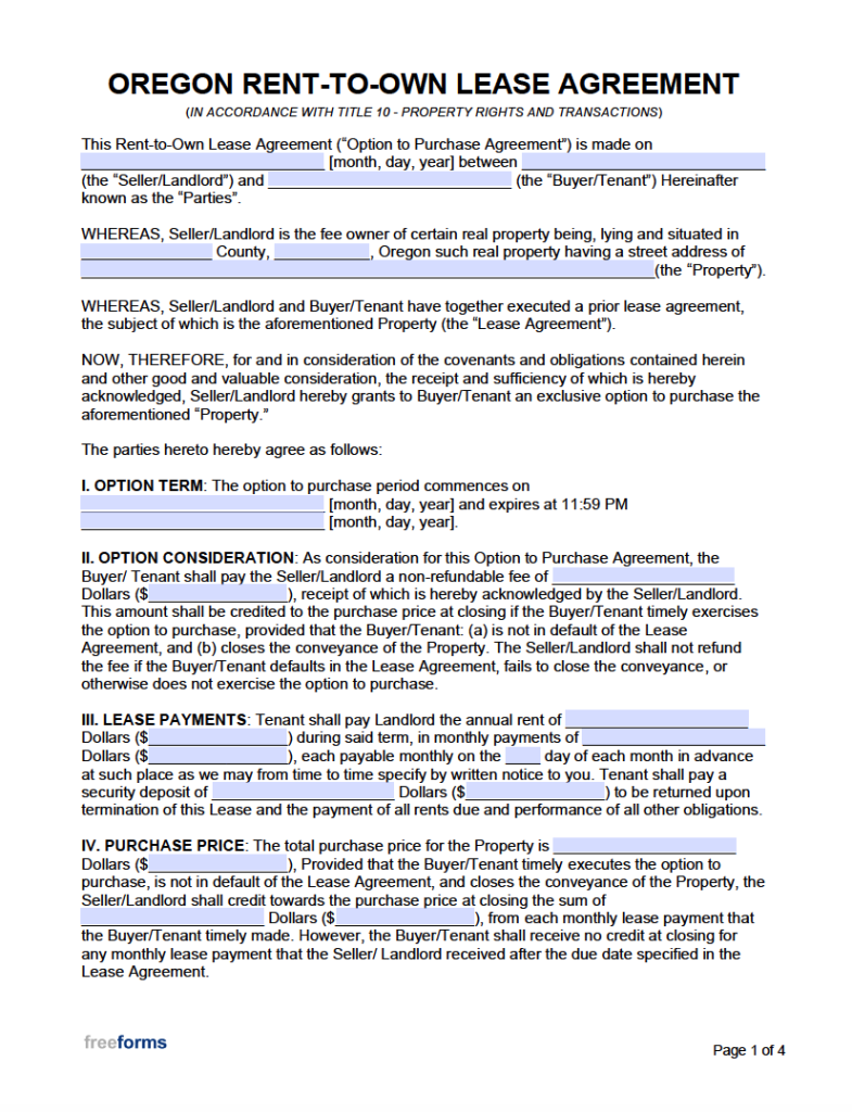 free-oregon-rent-to-own-lease-agreement-template-pdf-word
