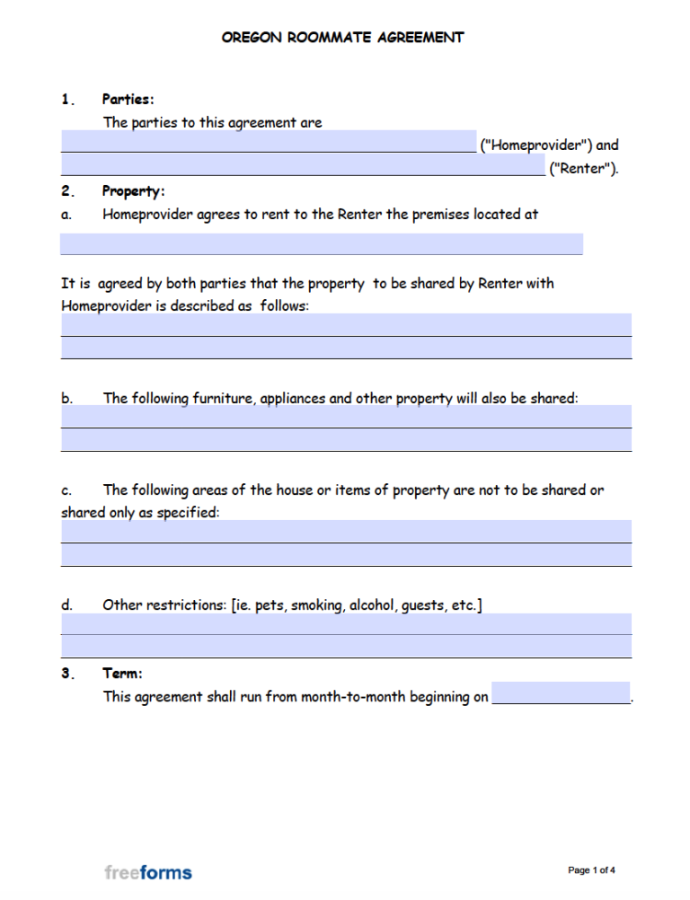 free-oregon-rental-lease-agreement-templates-pdf-word