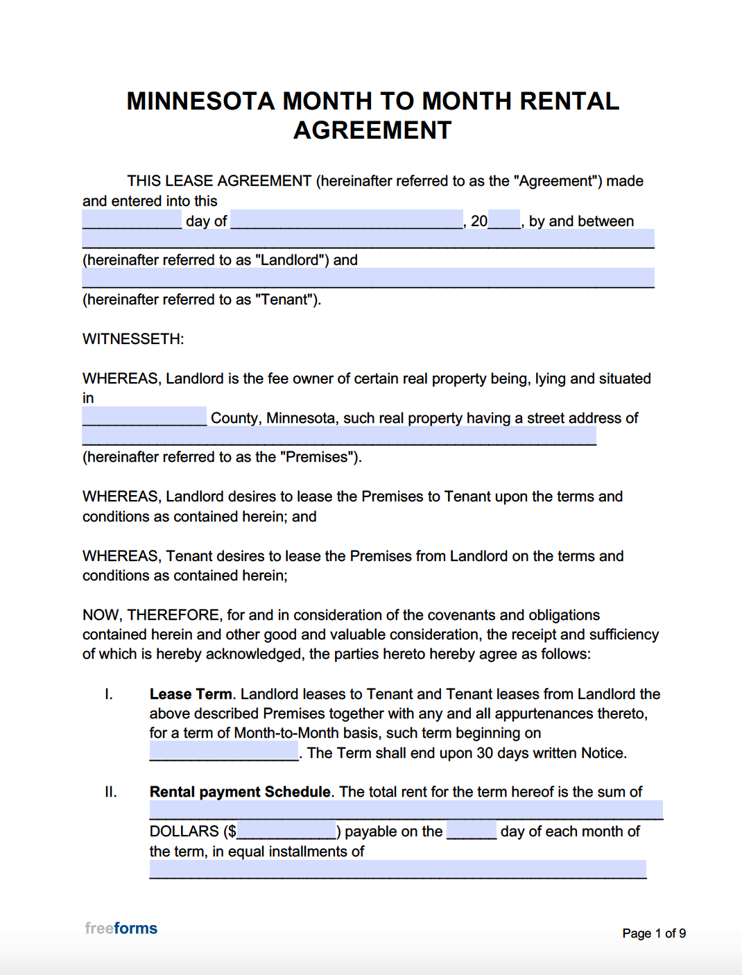 free-minnesota-month-to-month-lease-agreement-pdf-word