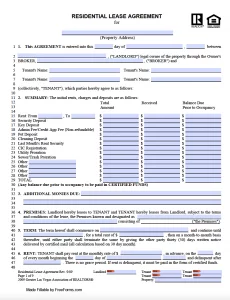 free nevada rental lease agreement templates pdf word