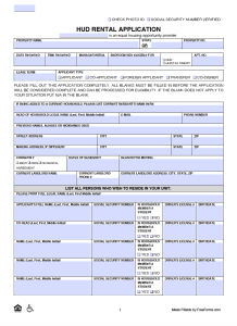 cover letter template for rental application