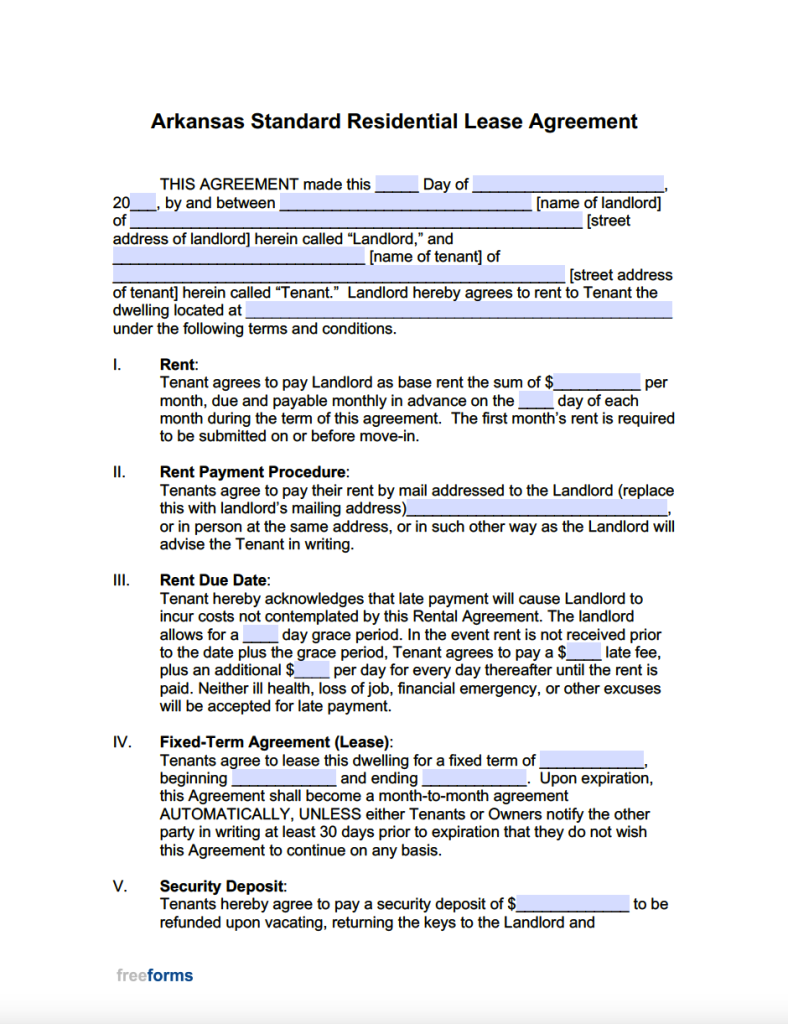 free-arkansas-rental-lease-agreement-templates-pdf-word