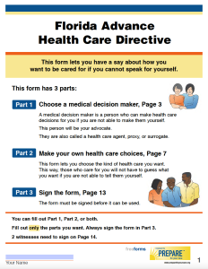 Florida Advance Directives: Living Will, Healthcare Surrogate & Mental  Health Advance Directive eBook por Penny Nova - EPUB Libro