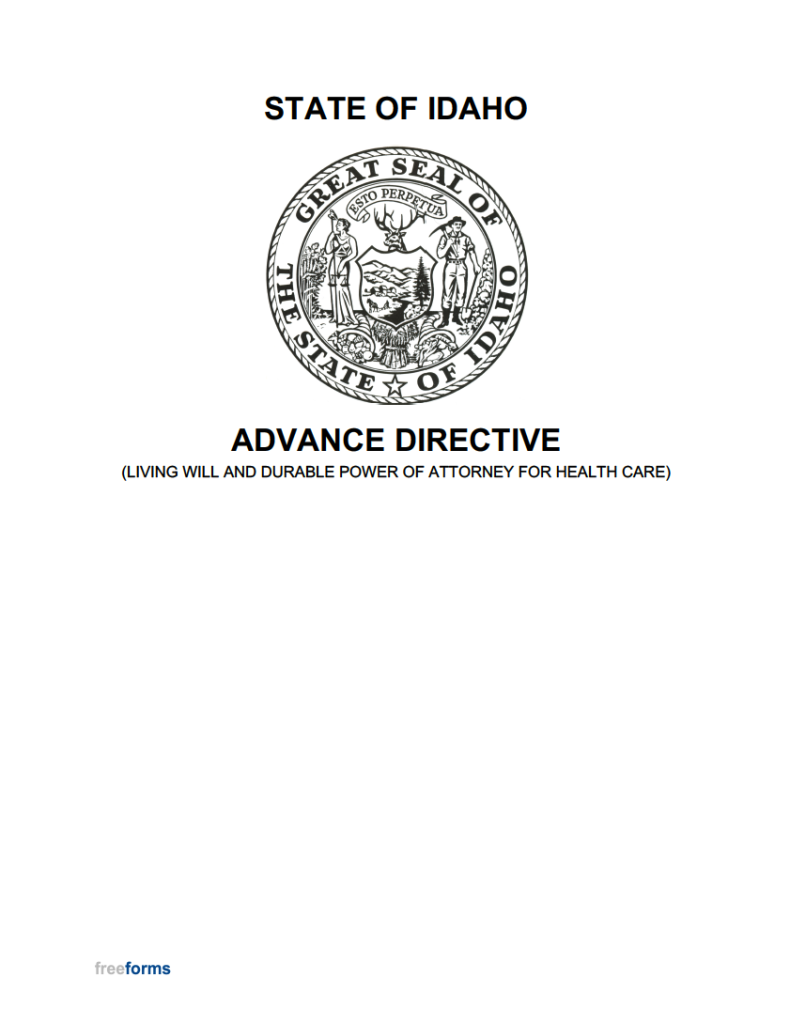Free Idaho Power of Attorney Forms | PDF | WORD