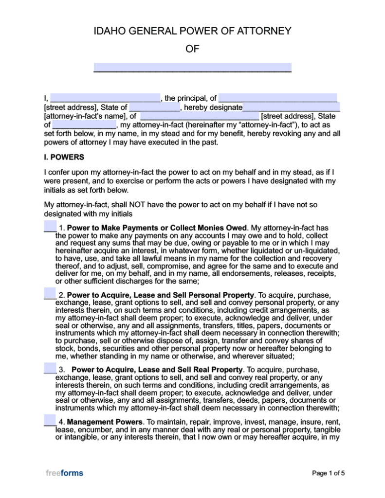 free-idaho-general-financial-power-of-attorney-form-pdf-word