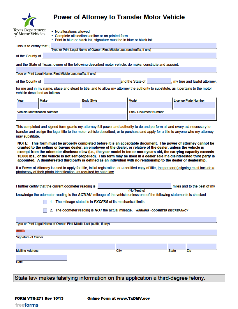 free-texas-motor-vehicle-power-of-attorney-form-pdf