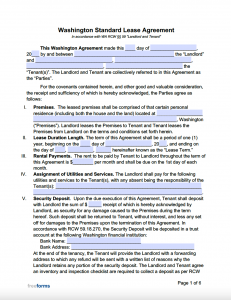 lease standard freeforms