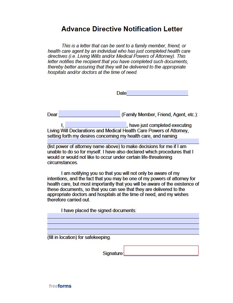 Free Ohio Advance Directive Form (Medical POA & Living Will) PDF