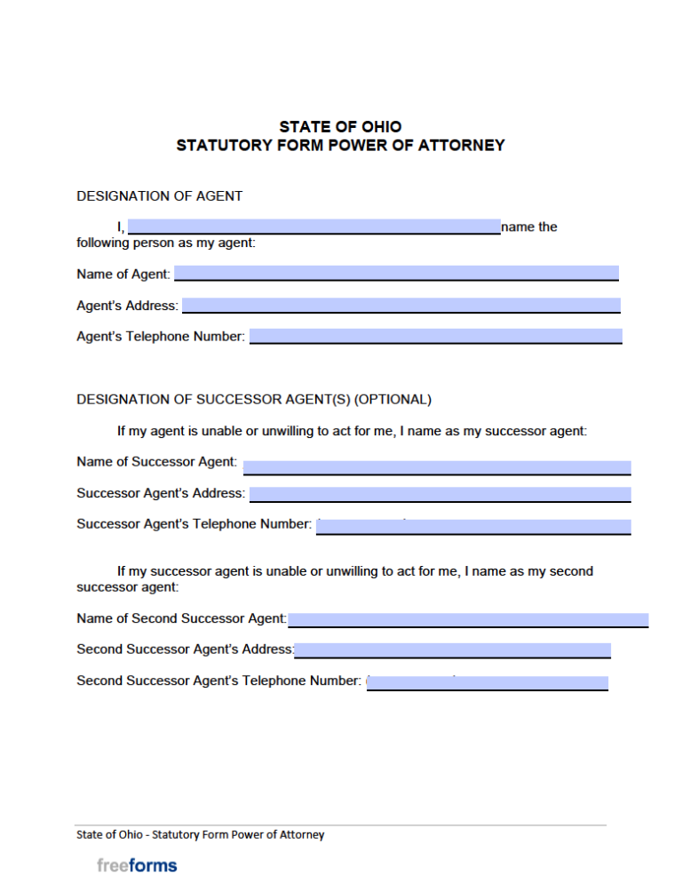sample durable power of attorney for finances
