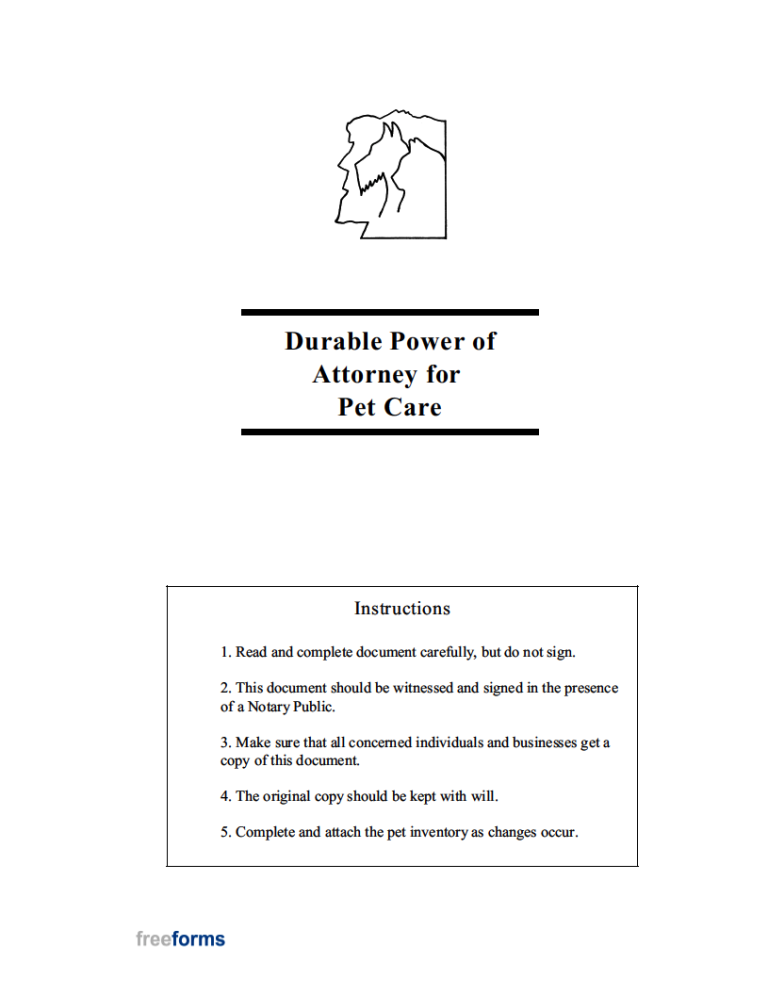 Free ohio durable financial power of attorney form pdf word
