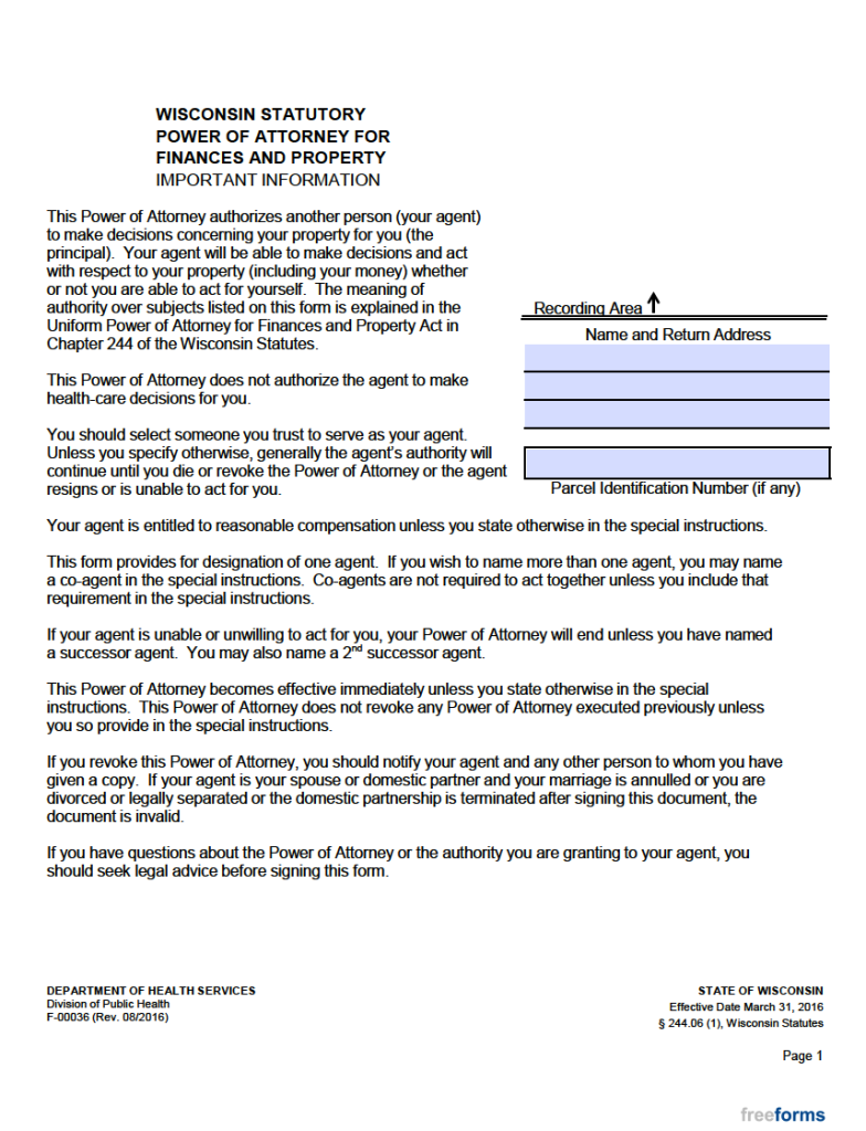 free-wisconsin-power-of-attorney-forms-pdf