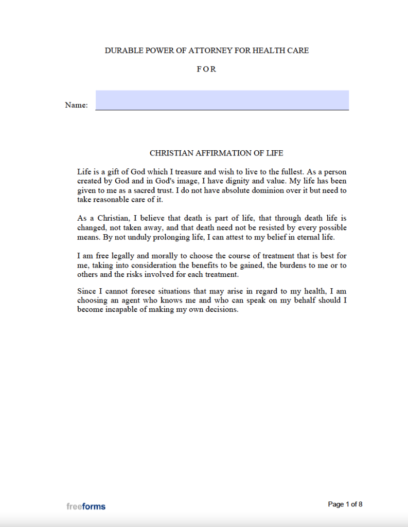 Free iowa medical power of attorney form pdf