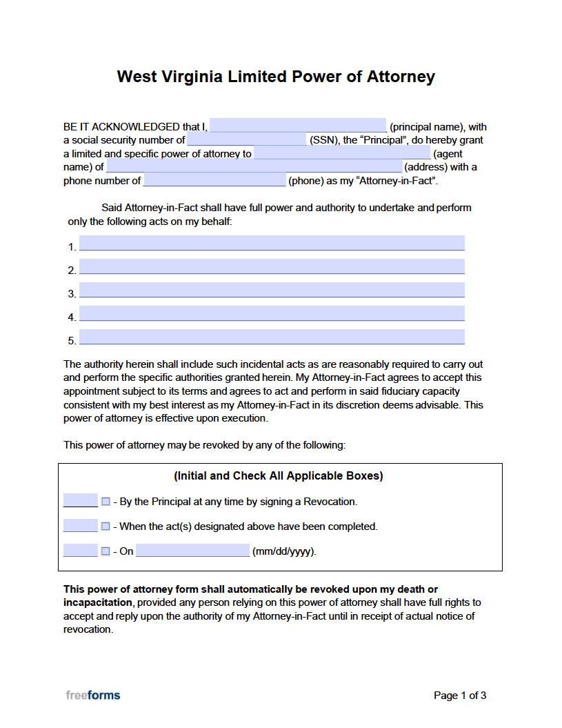 download-west-virginia-power-of-attorney-form-for-free-formtemplate
