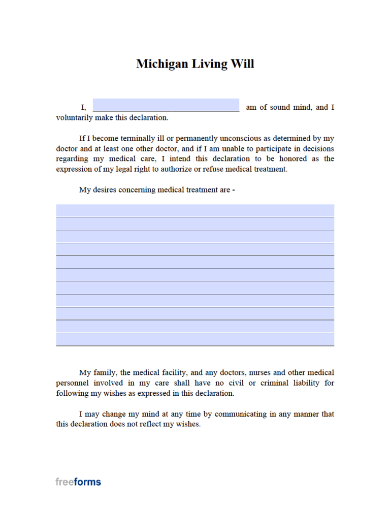 free-michigan-living-will-form-pdf