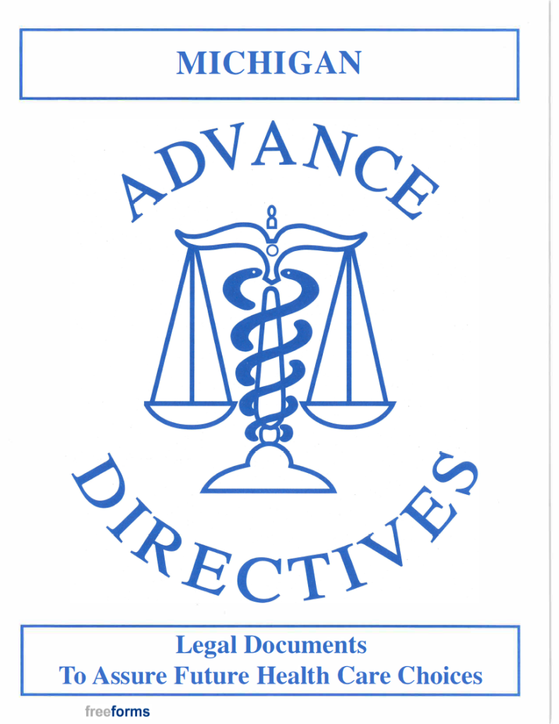 Free Michigan Advance Directive Form (Medical POA & Living Will) PDF