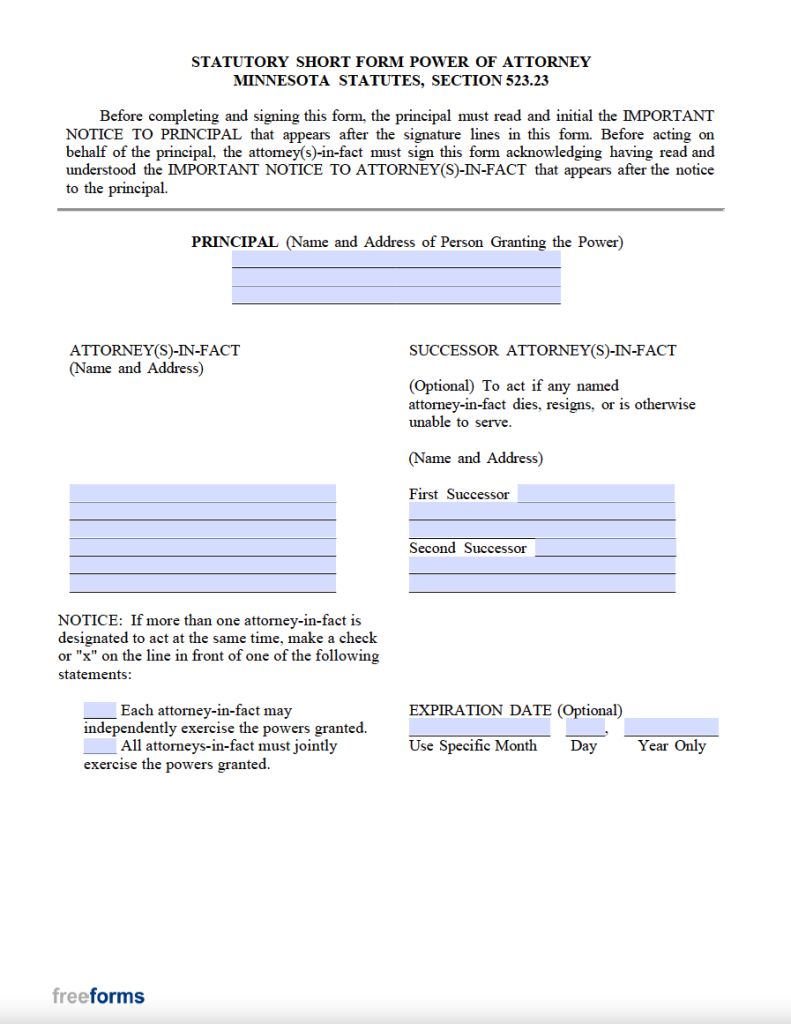 free-minnesota-durable-financial-power-of-attorney-form-pdf