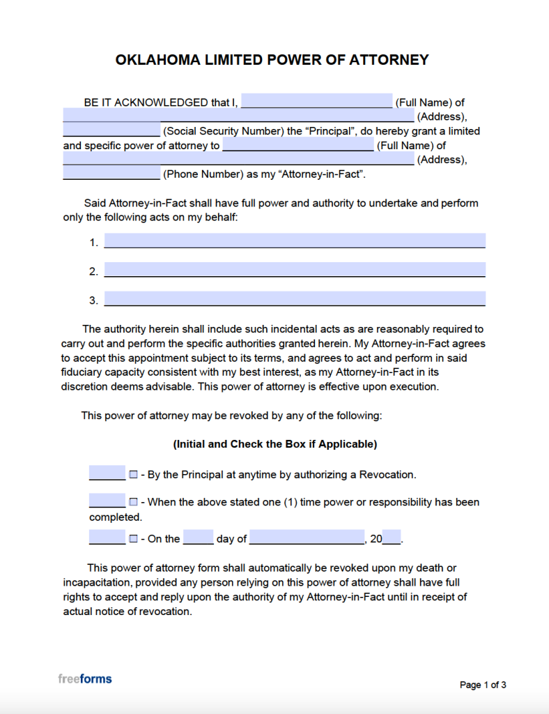 free-oklahoma-limited-special-power-of-attorney-form-pdf-word