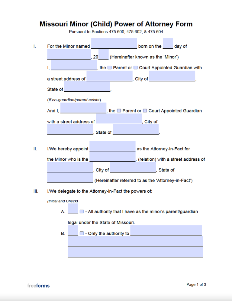 free-missouri-minor-child-power-of-attorney-form-pdf-word