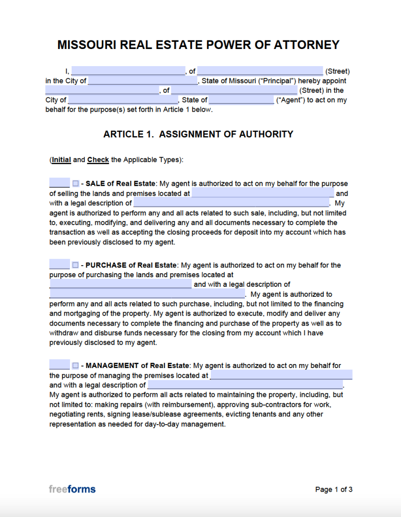 free-real-estate-power-of-attorney-forms-pdf-word