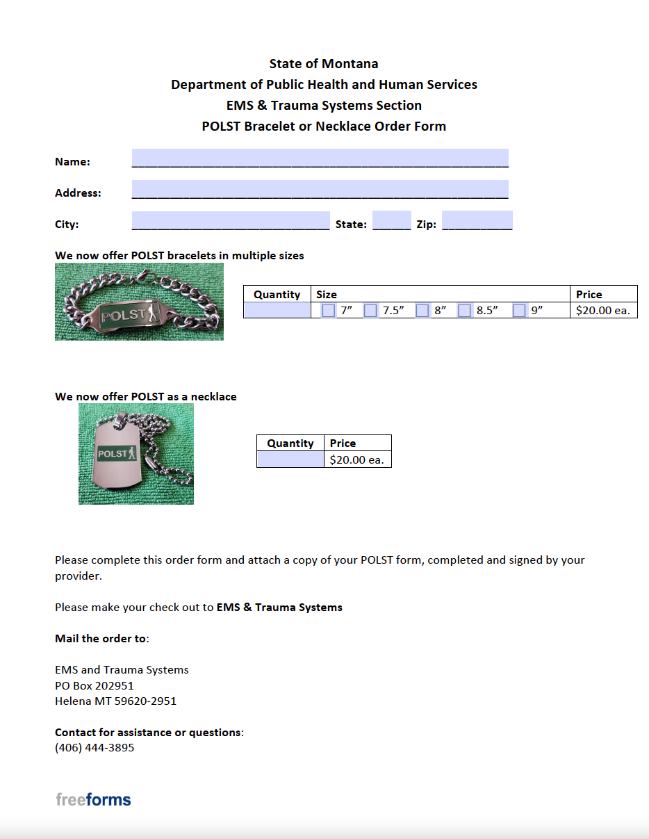 Free Montana Advance Directive Form (Medical POA & Living Will) | PDF ...