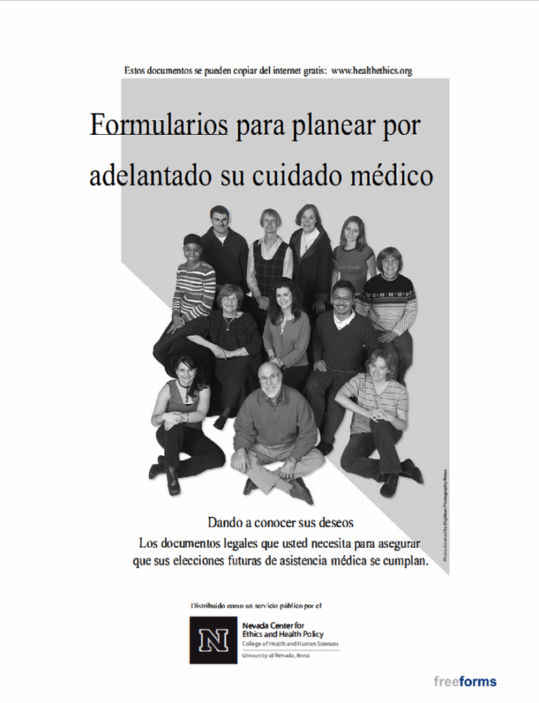 Free Nevada Advance Directive Form (Medical POA &amp; Living Will) | PDF