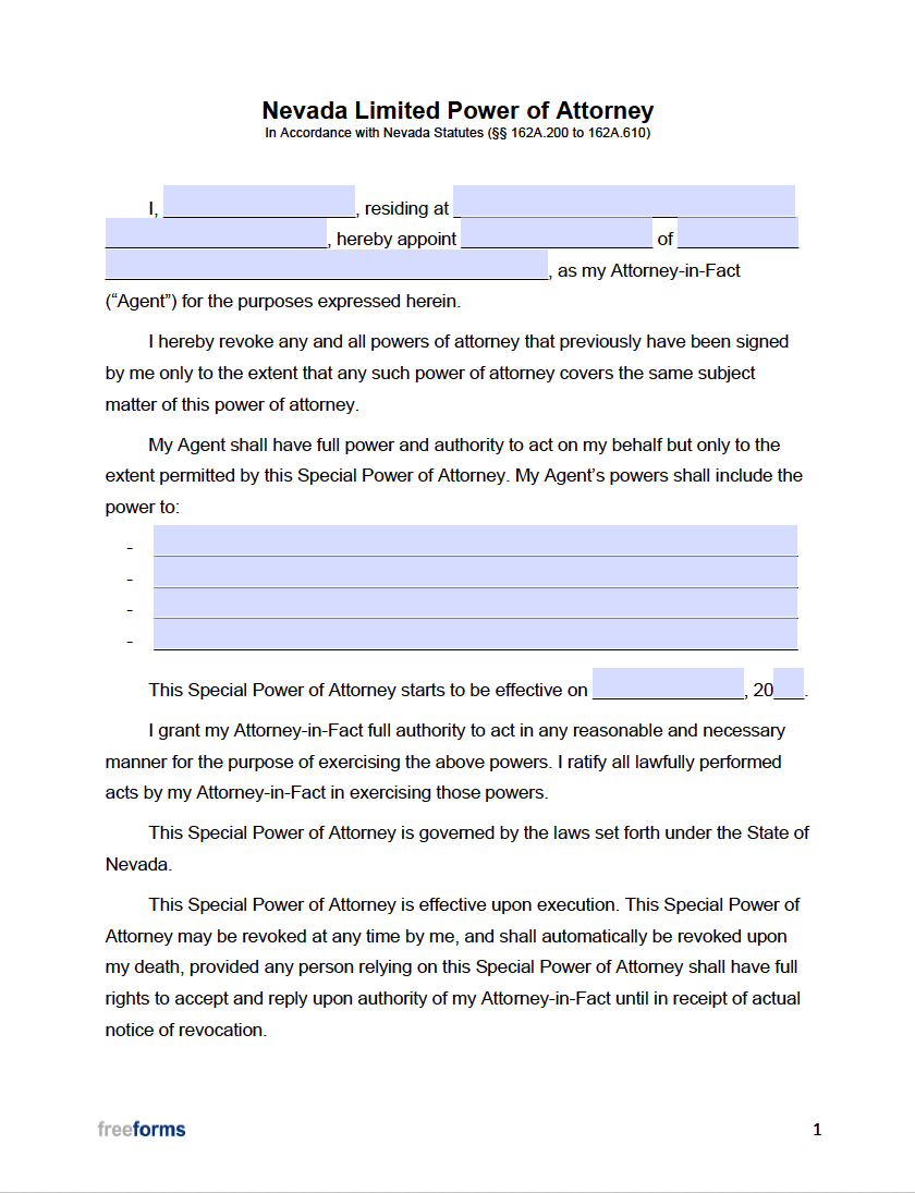 free-nevada-limited-special-power-of-attorney-form-pdf-word